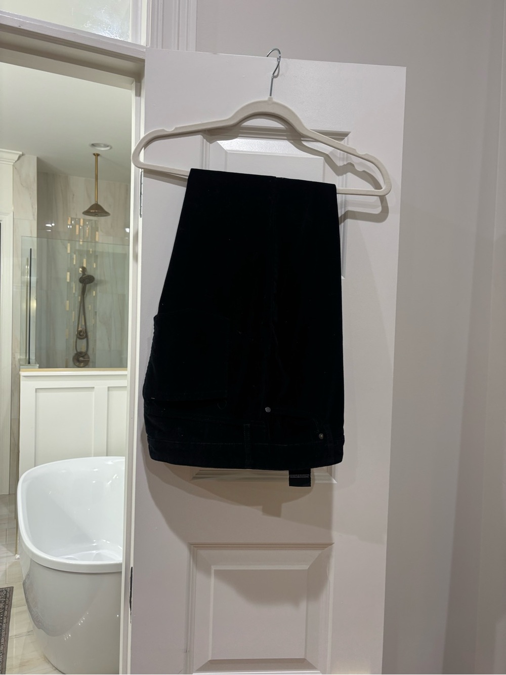 Black Velvet Skirt